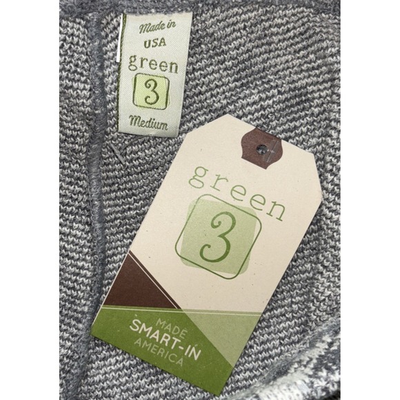 NEW Green‎ 3 Plaid Featherweight Knit Pencil Skirt Size M Gray Preppy USA MADE - Picture 3 of 10